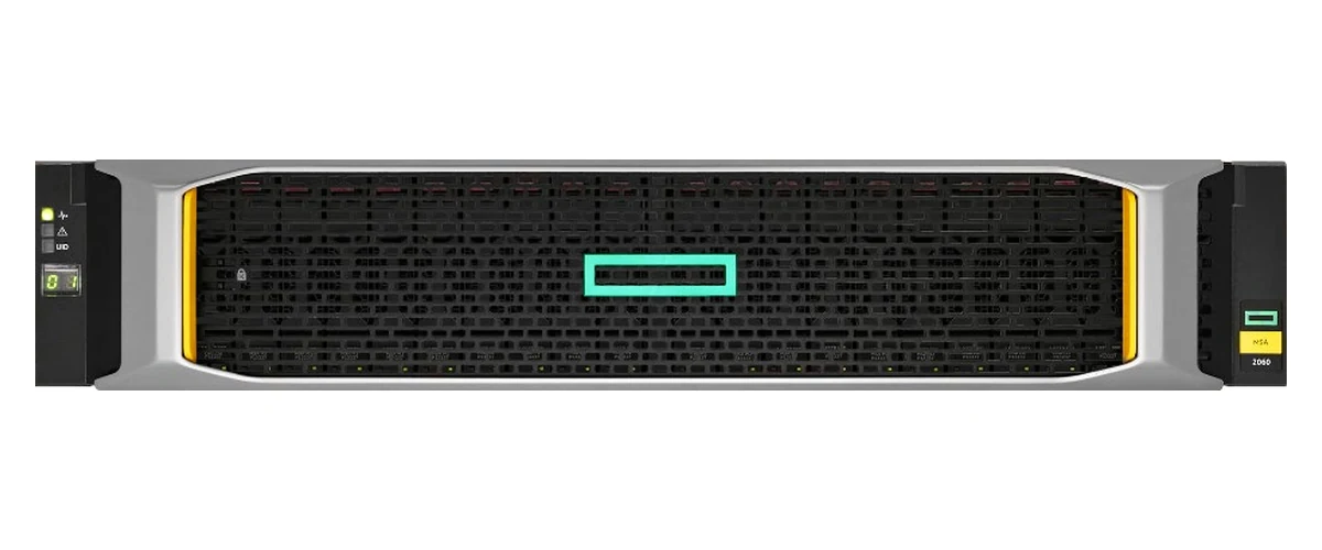 HPE MSA 2060 Storage-Array mit Frontblende