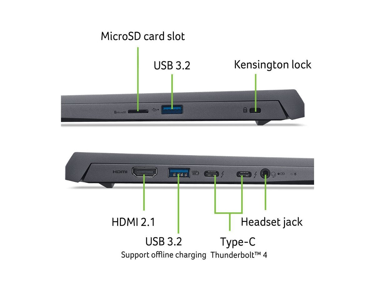 Acer Swift X 14 SFX14 - 72G - Intel Core Ultra 7 155H / 1.4 GHz - Win 11 Pro - GF RTX 4050 - 32 GB RAM - 1.024 TB SSD NVMe - 36.8 cm (14.5