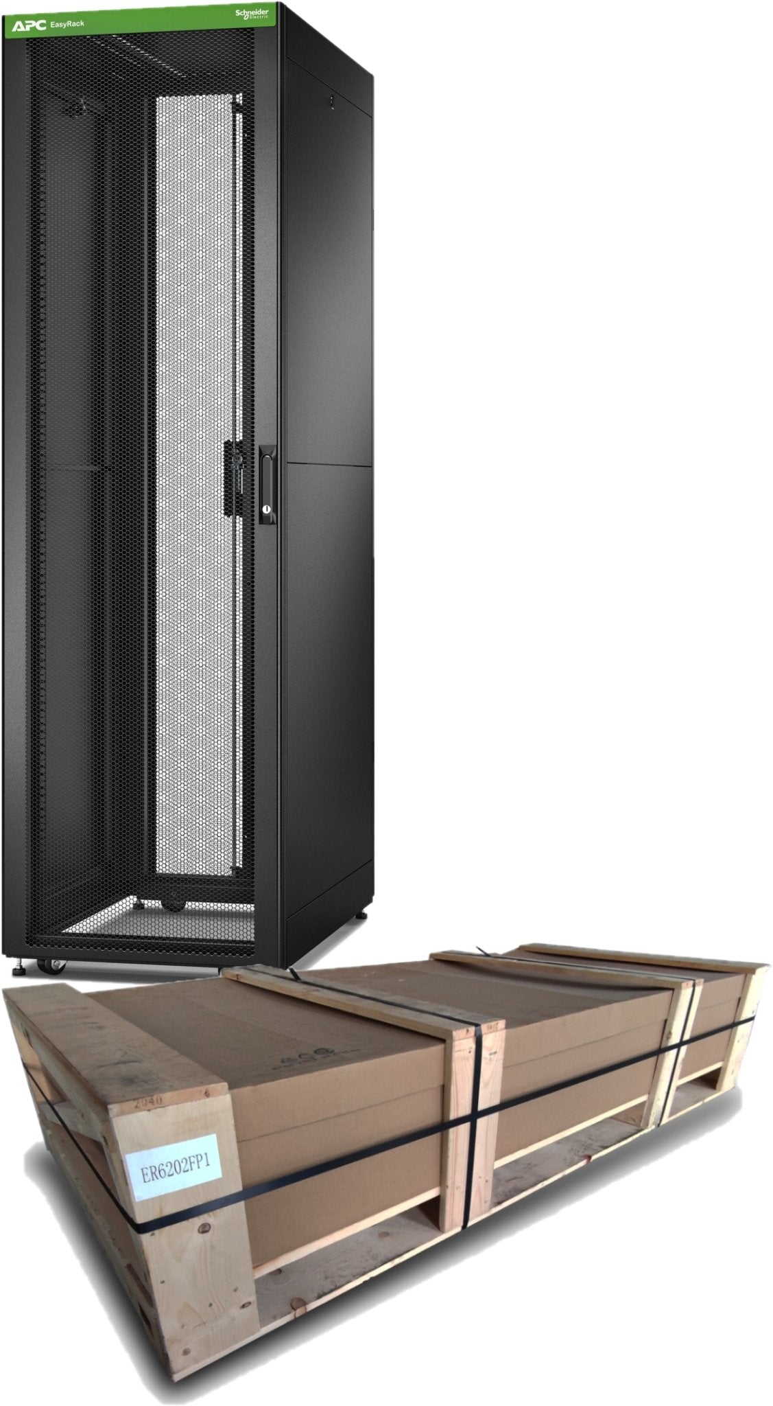 APC Easy Rack - Schrank (vertikal) - Netzwerkschrank - Flatpack - Schwarz - 42HE - 48.3 cm (19