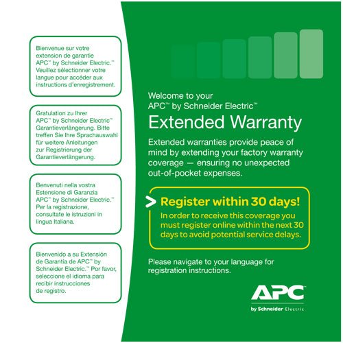 APC Extended Warranty Service Pack - Serviceerweiterung - IT - RESELL