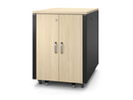 APC NetShelter - Schrank (horizontal) - schallisoliert - Wechselstrom 230 V - Ahorn - 17U - 48.3 cm (19") - IT - RESELL