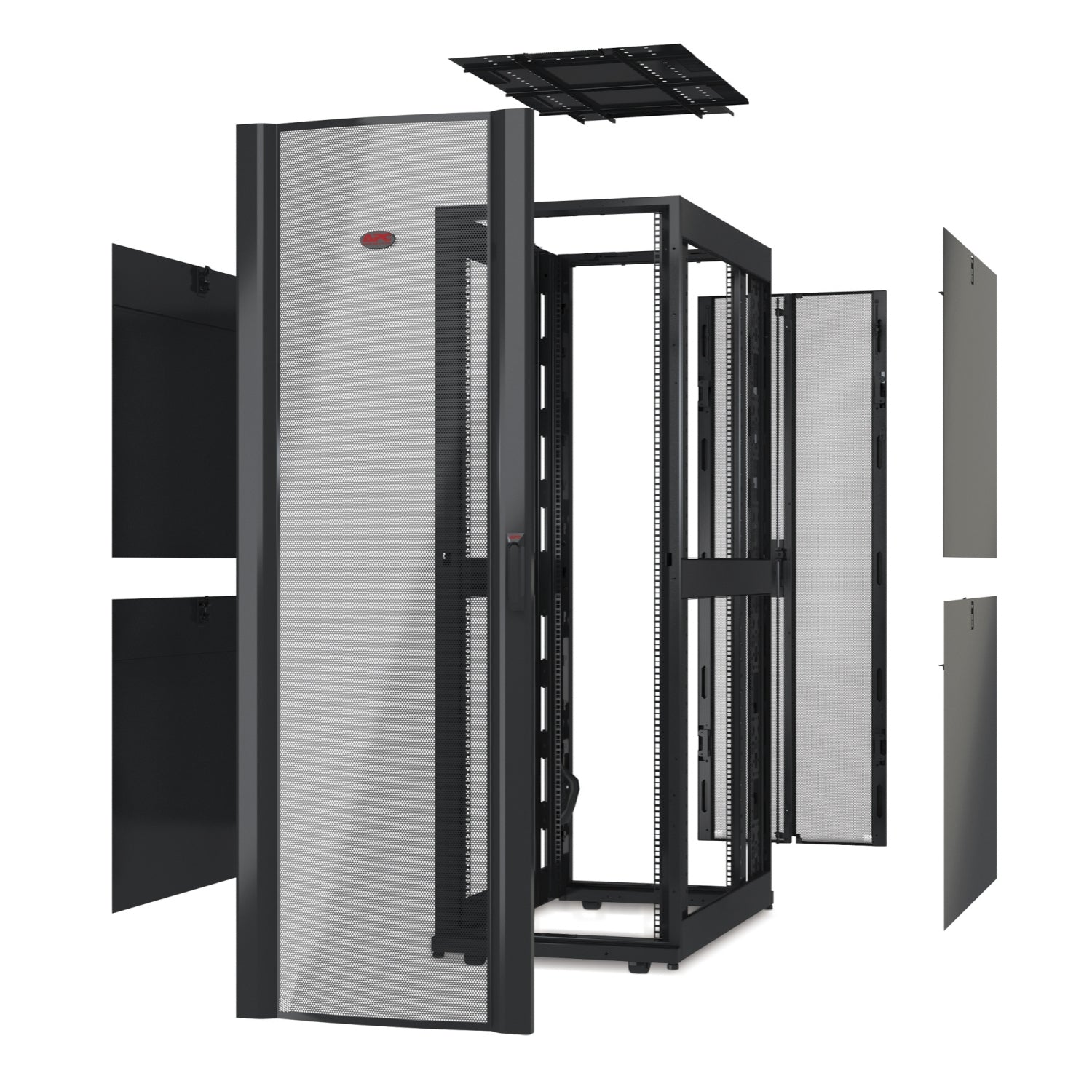 APC NetShelter SX - Schrank - Schwarz - 42HE - 48.3 cm (19
