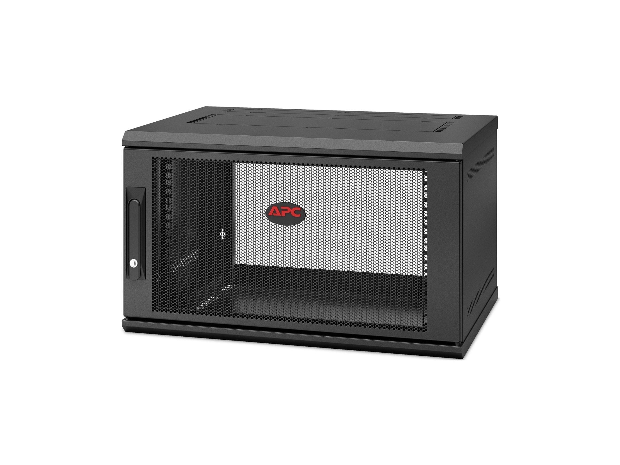 APC NetShelter WX AR106SH4 - Gehäuse - geeignet für Wandmontage - Schwarz - 6U - 48.3 cm (19