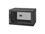 APC NetShelter WX AR106SH4 - Gehäuse - geeignet für Wandmontage - Schwarz - 6U - 48.3 cm (19") - IT - RESELL