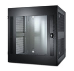 APC NetShelter WX - Schrank - geeignet für Wandmontage - Schwarz - 13U - 48.3 cm (19") - IT - RESELL