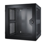 APC NetShelter WX - Schrank - geeignet für Wandmontage - Schwarz - 13U - 48.3 cm (19") - IT - RESELL