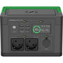 APC Schneider OffGrid 330 - Tragbares kraftwerk - LCD, Lithium - Ionen, 2 CEE 7/3 Schuko - Steckdosen, Sinuswelle, 3 USB - A, 1 USB - C, kabelloses Laden - IT - RESELL