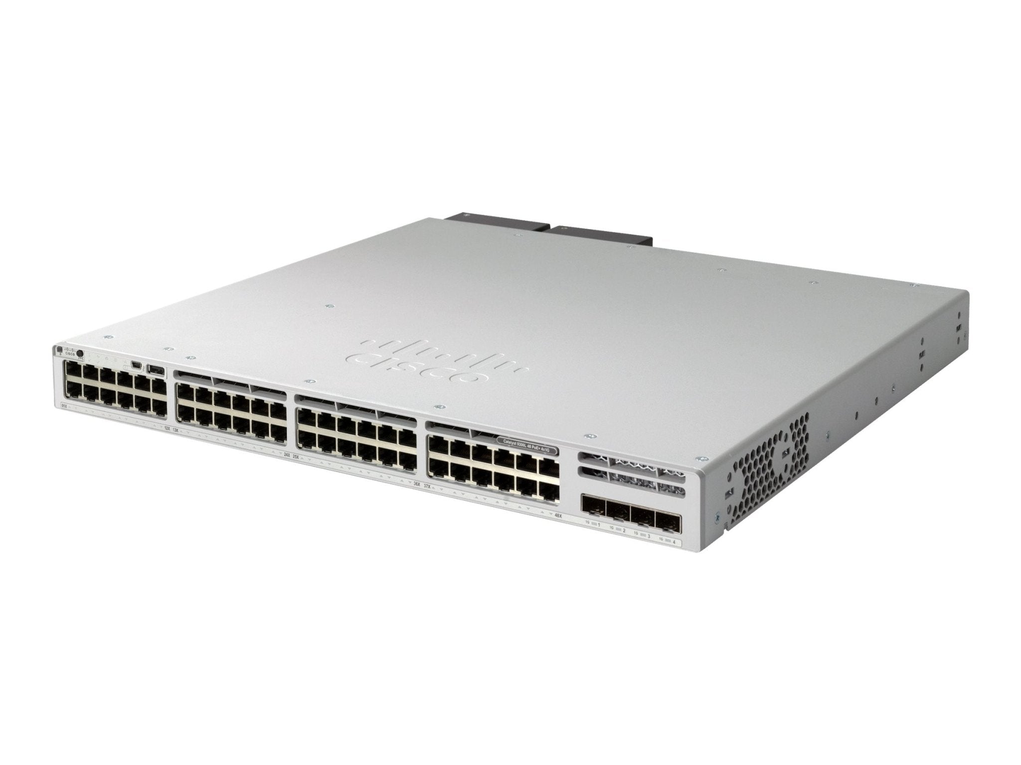 Cisco Catalyst 9300L - Network Advantage - Switch - L3 - 48 x 10/100/1000 + 4 x 10 Gigabit SFP+ (Uplink) - IT - RESELL