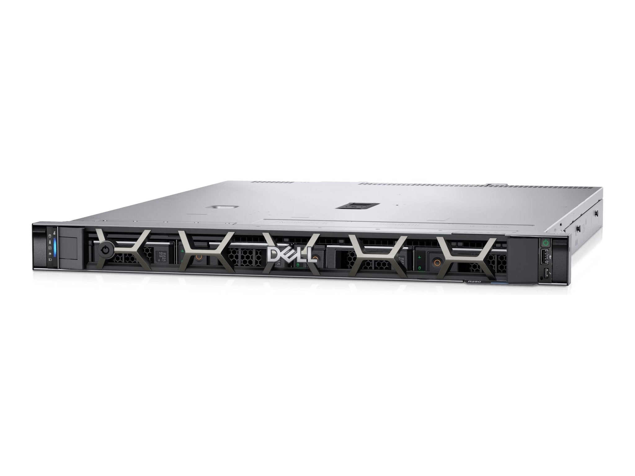 Dell PowerEdge R250 - Server - Rack - Montage - 1U - 1 - Weg - 1 x Xeon E - 2314 / 2.8 GHz - RAM 8 GB - SATA - Hot - Swap 8.9 cm (3.5