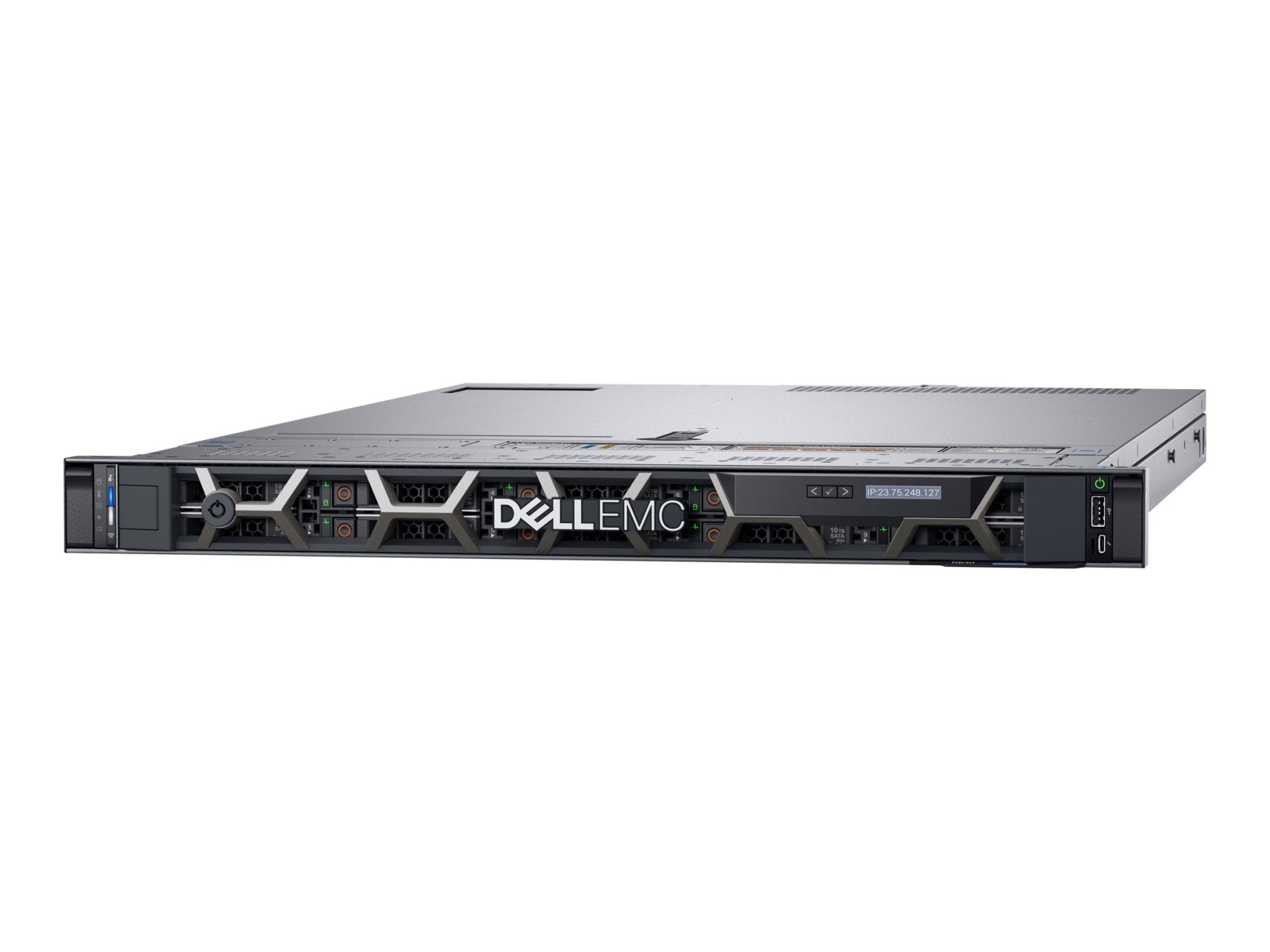 Dell PowerEdge R640 - Server - Rack - Montage - 1U - zweiweg - 1 x Xeon Gold 5218R / 2.1 GHz - RAM 32 GB - SAS - Hot - Swap 6.4 cm (2.5