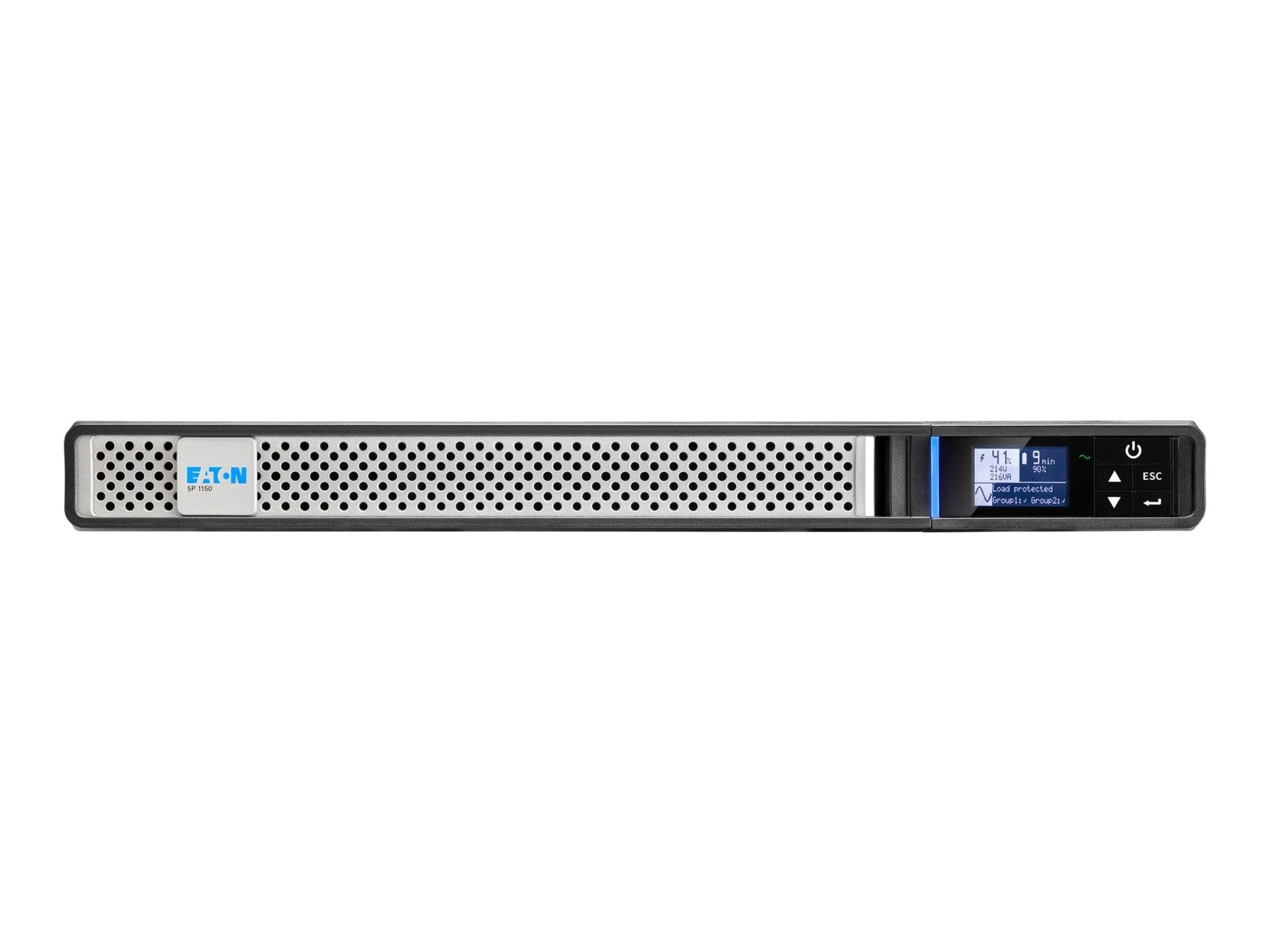 Eaton 5P 1150iR - Gen 2 - USV (Rack - einbaufähig) - Wechselstrom 200/208/220/230/240 V - 920 Watt - 1150 VA - 1 - phasig - 9 Ah - RS - 232, USB - Ausgangsanschlüsse: 6 - 1U - 48.3 cm (19
