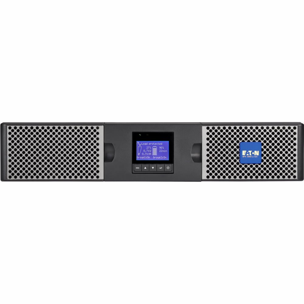 Eaton 9PX 3000i RT2U - USV (in Rack montierbar/extern) - Wechselstrom 200/208/220/230/240 V - 3000 Watt - 3000 VA - 1 - phasig - RS - 232, USB - Ausgangsanschlüsse: 10 - PFC - 2U - 48.3 cm (19