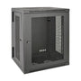 Eaton Tripp Lite Series 15U Wall Mount Rack Enclosure Server Cabinet Hinged Wallmount - Schrank Netzwerkschrank - geeignet für Wandmontage - Schwarz - 15U - 48.3 cm (19") - IT - RESELL