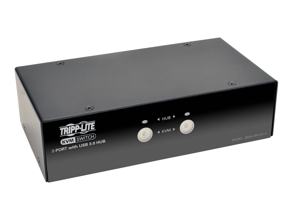 Eaton Tripp Lite series 2 - Port DisplayPort KVM Switch w/Audio, Cables and USB 3.0 SuperSpeed Hub - IT - RESELL