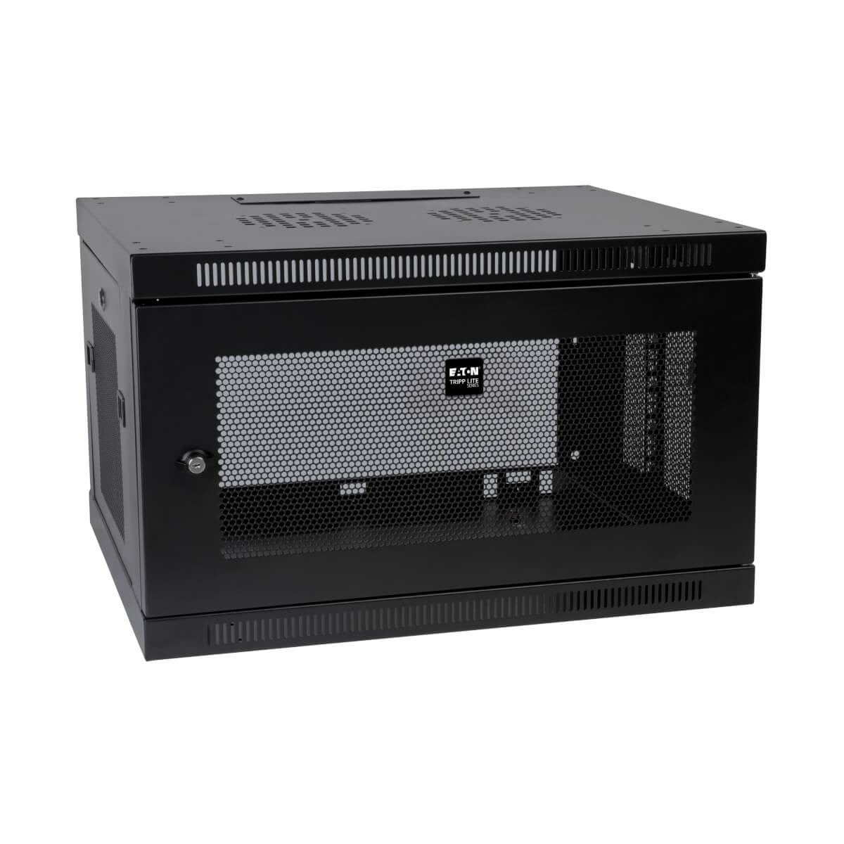 Eaton Tripp Lite Series 6U Wall Mount Rack Enclosure Server Cabinet Switch Depth Deep - Schrank Netzwerkschrank - geeignet für Wandmontage - Schwarz - 6U - 48.3 cm (19