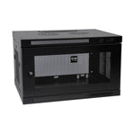 Eaton Tripp Lite Series SmartRack 6U Low - Profile Switch - Depth Wall - Mount Rack Enclosure Cabinet - Schrank Netzwerkschrank - geeignet für Wandmontage, Boden montierbar - Schwarz - 6U - 48.3 cm (19") - IT - RESELL