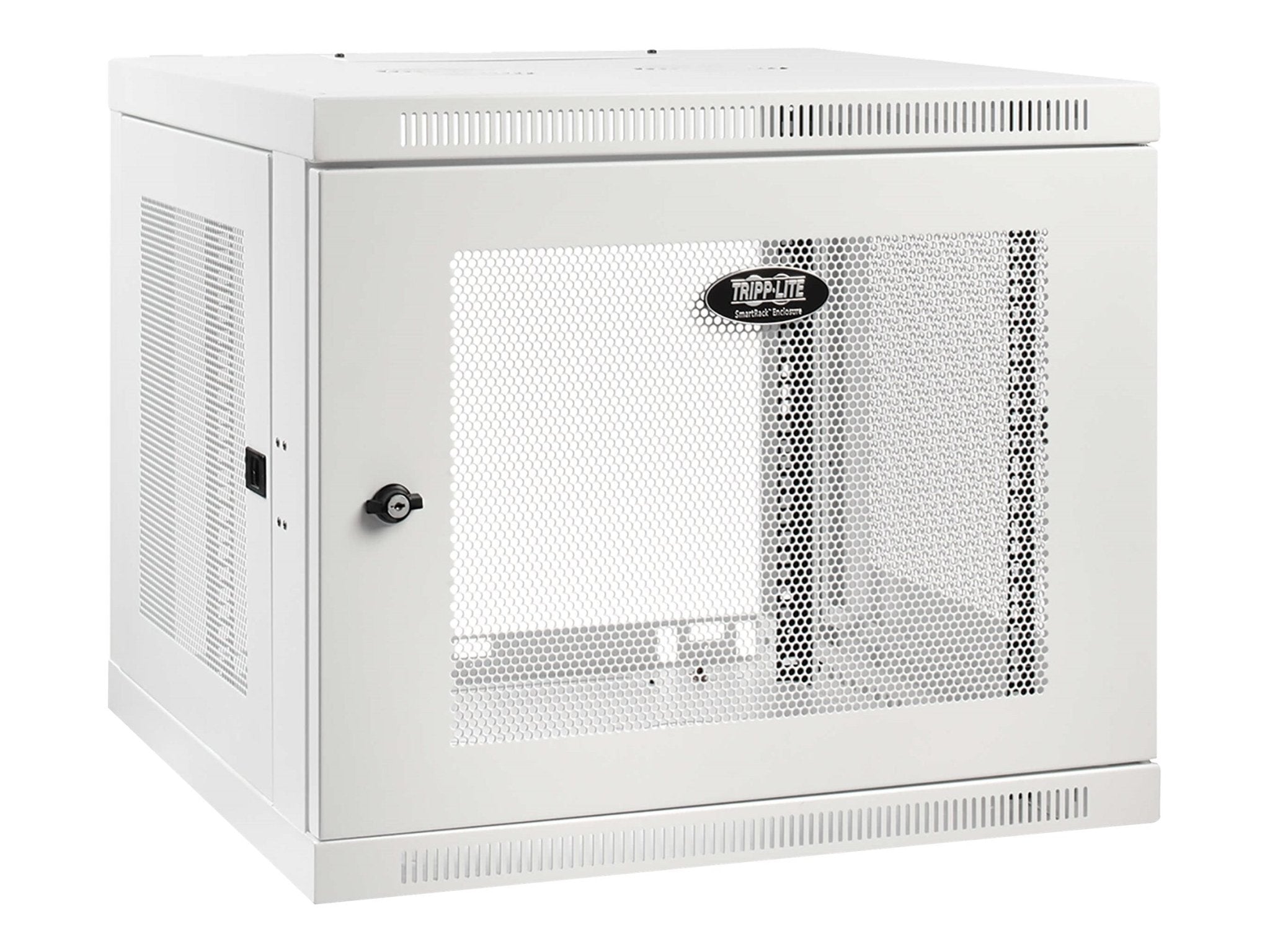 Eaton Tripp Lite Series Wallmount Rack Enclosure Cabinet 9U Switch Depth Deep White - IT - RESELL