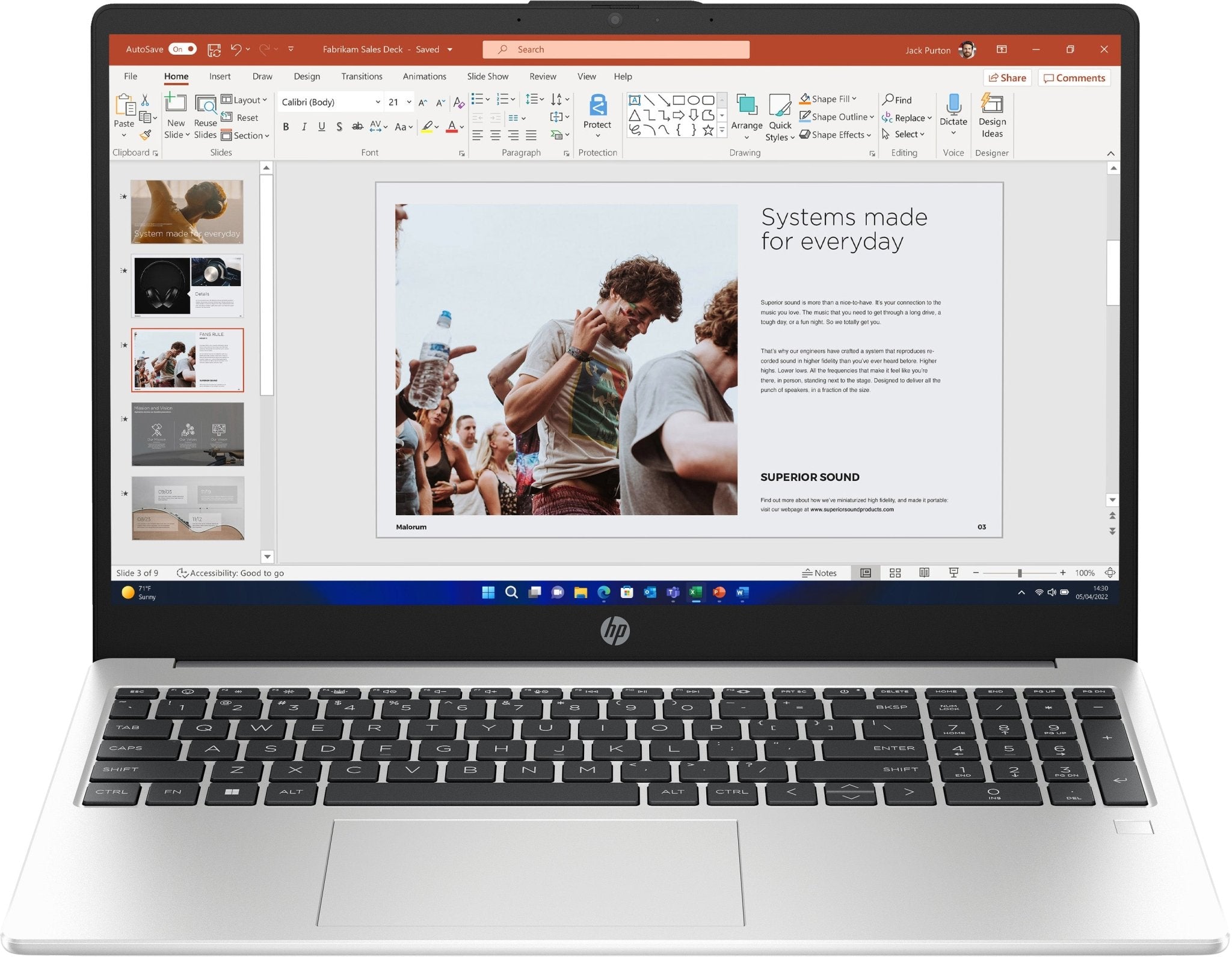 HP 255 15.6 inch G10 Notebook PC, AMD Ryzen™ 5, 39,6 cm (15.6