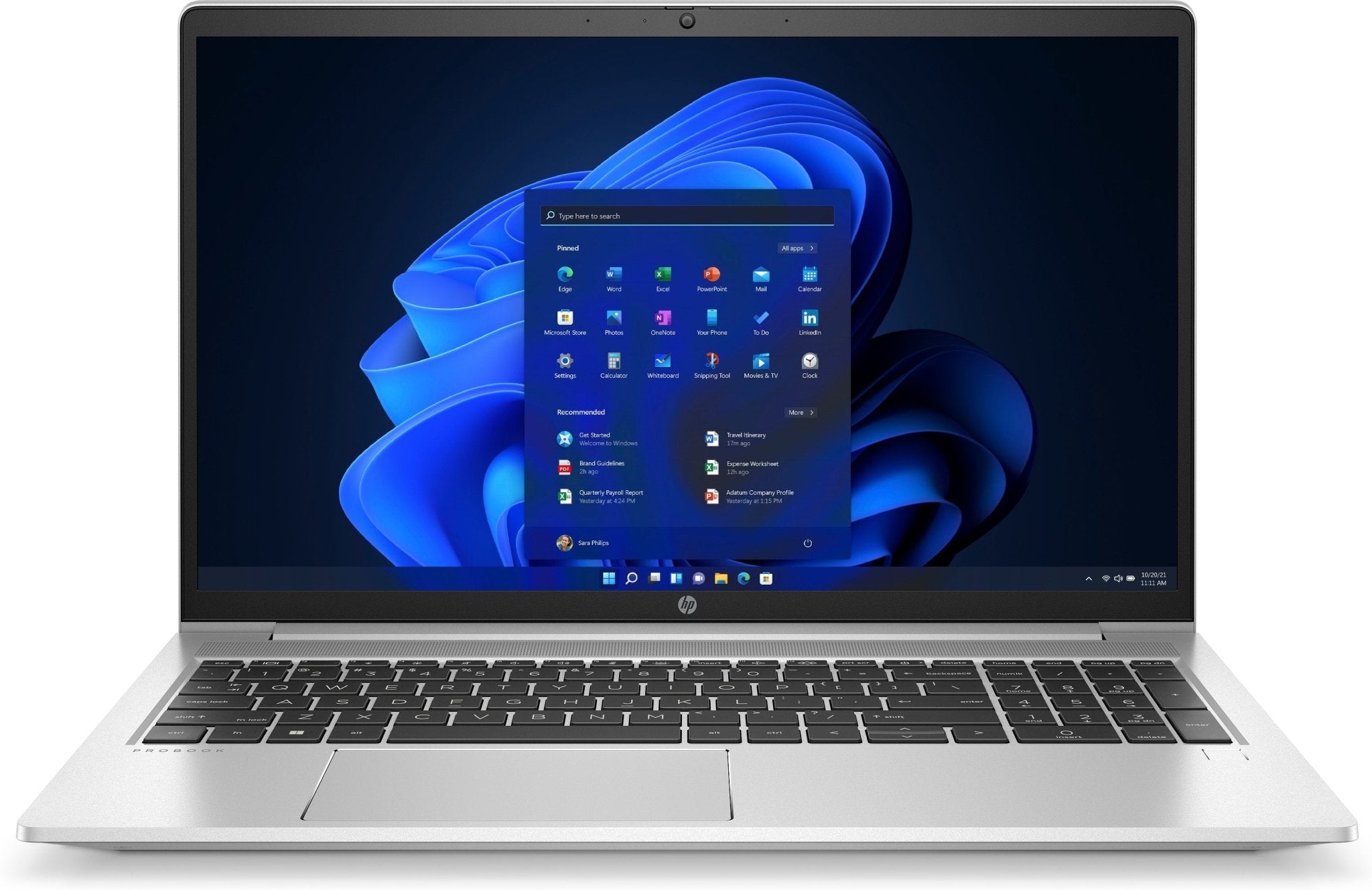 HP ProBook 450 G8, Intel® Core™ i5, 2,4 GHz, 39,6 cm (15.6 Zoll), 1920 x 1080 Pixel, 16 GB, 256 GB - IT - RESELL