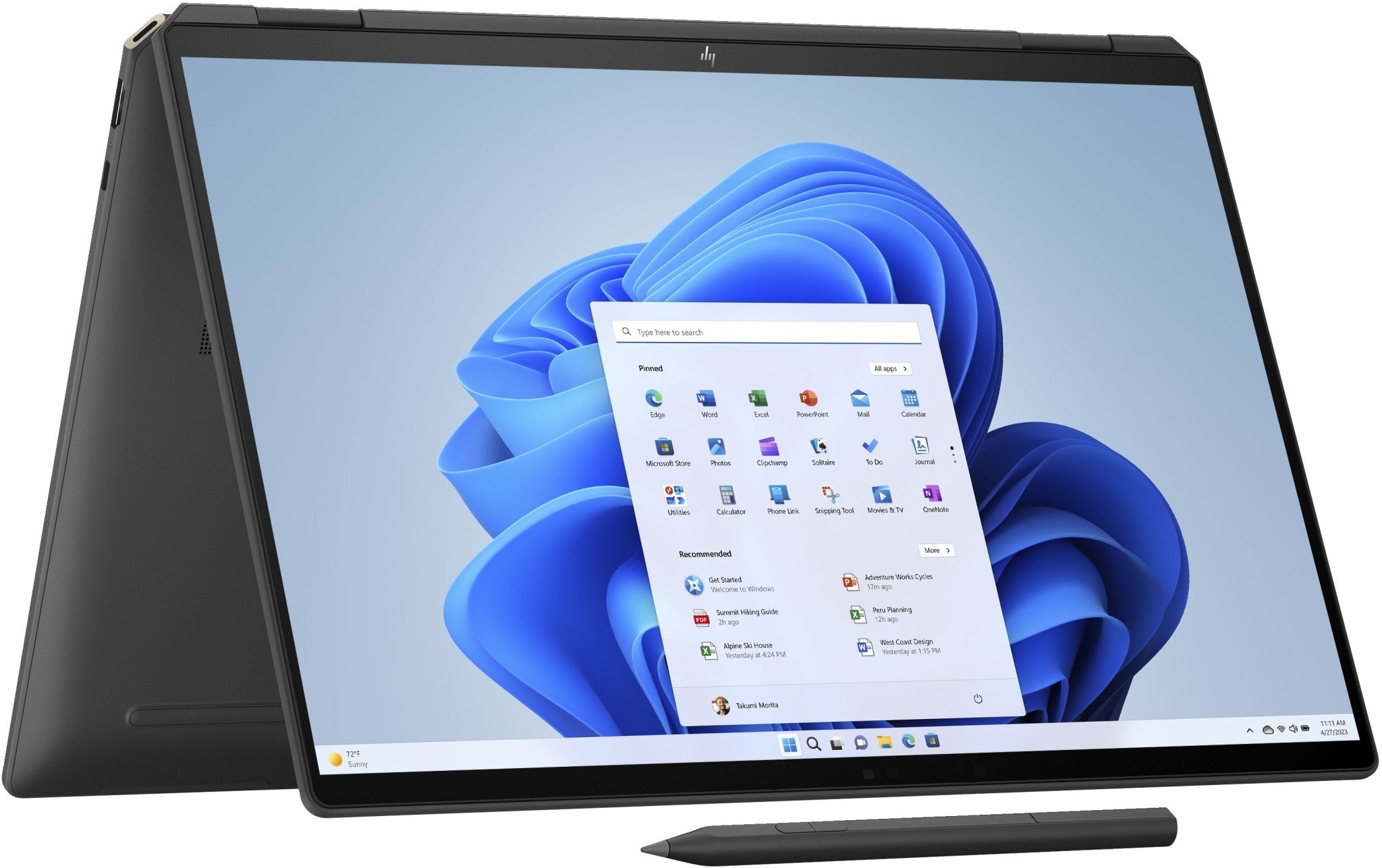HP Spectre x360 Laptop 16 - aa0175ng - Flip - Design - Intel Core Ultra 7 155H - Evo - Win 11 Home - Intel Arc Graphics - 32 GB RAM - 1 TB SSD NVMe, TLC - 40.6 cm (16
