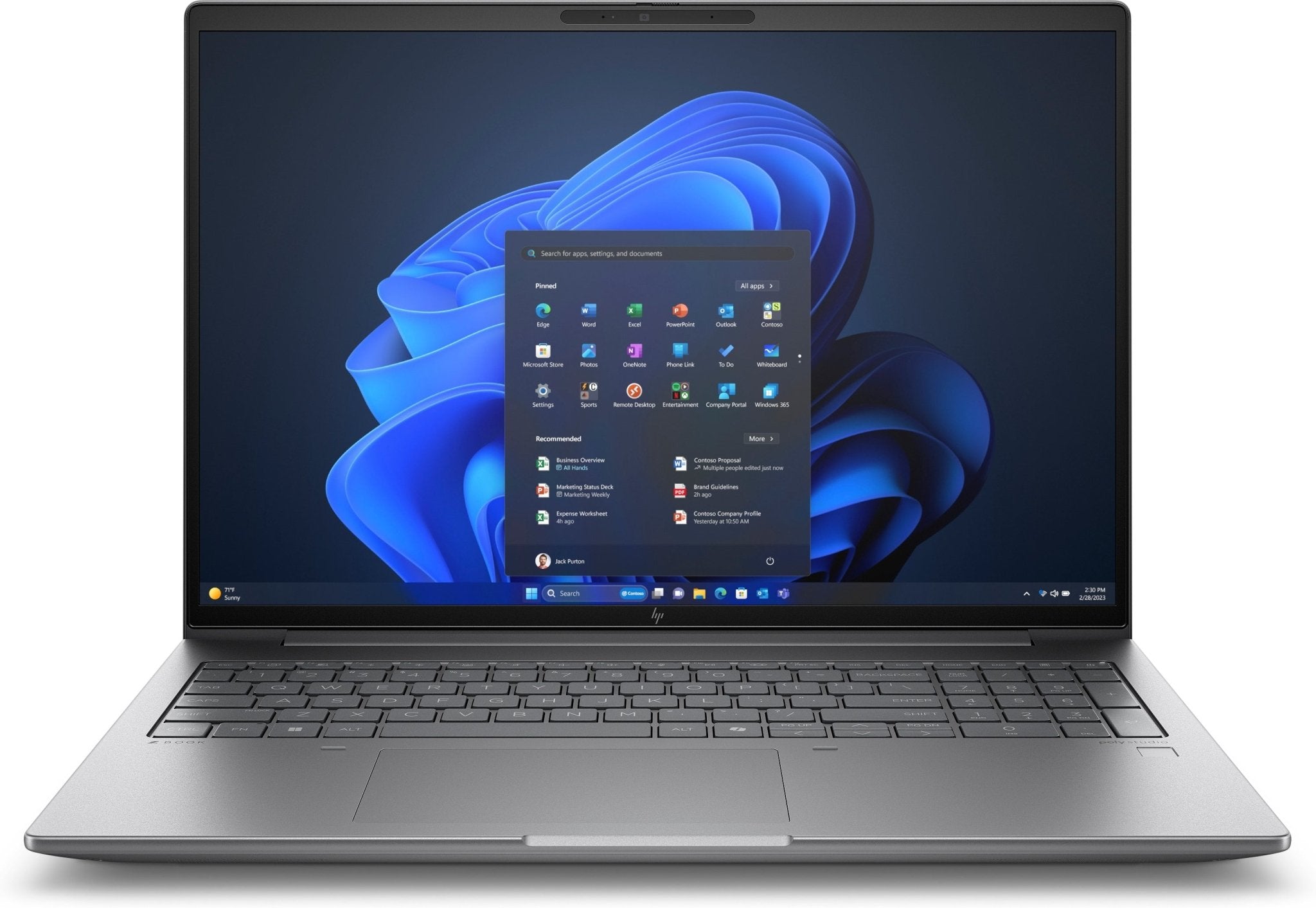 HP ZBook Power 16 inch G11 A Mobile Workstation PC, AMD Ryzen™ 7, 40,6 cm (16