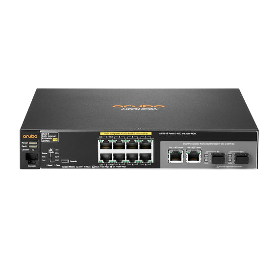 HPE Aruba 2530 - 8 - PoE+ Internal Power Supply - Switch - managed - 8 x 10/100 (PoE+) - IT - RESELL