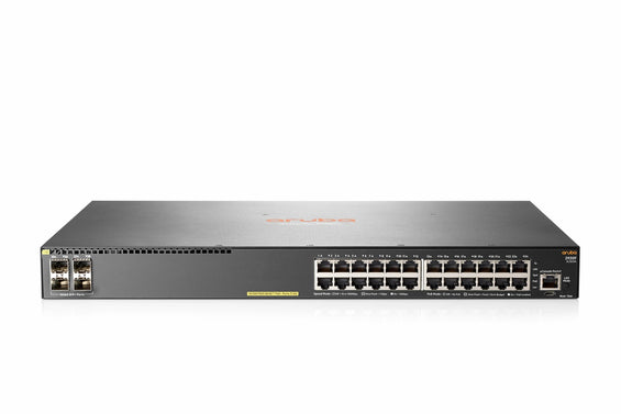 HPE Aruba 2930F 24G PoE+ 4SFP+ TAA - Switch - L3 - managed - 24 x 10/100/1000 (PoE+) - IT - RESELL