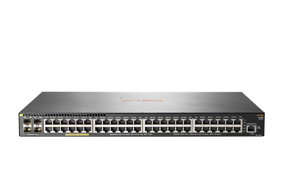 HPE Aruba 2930F 48G PoE+ 4SFP+ TAA - Switch - L3 - managed - 48 x 10/100/1000 (PoE+) - IT - RESELL