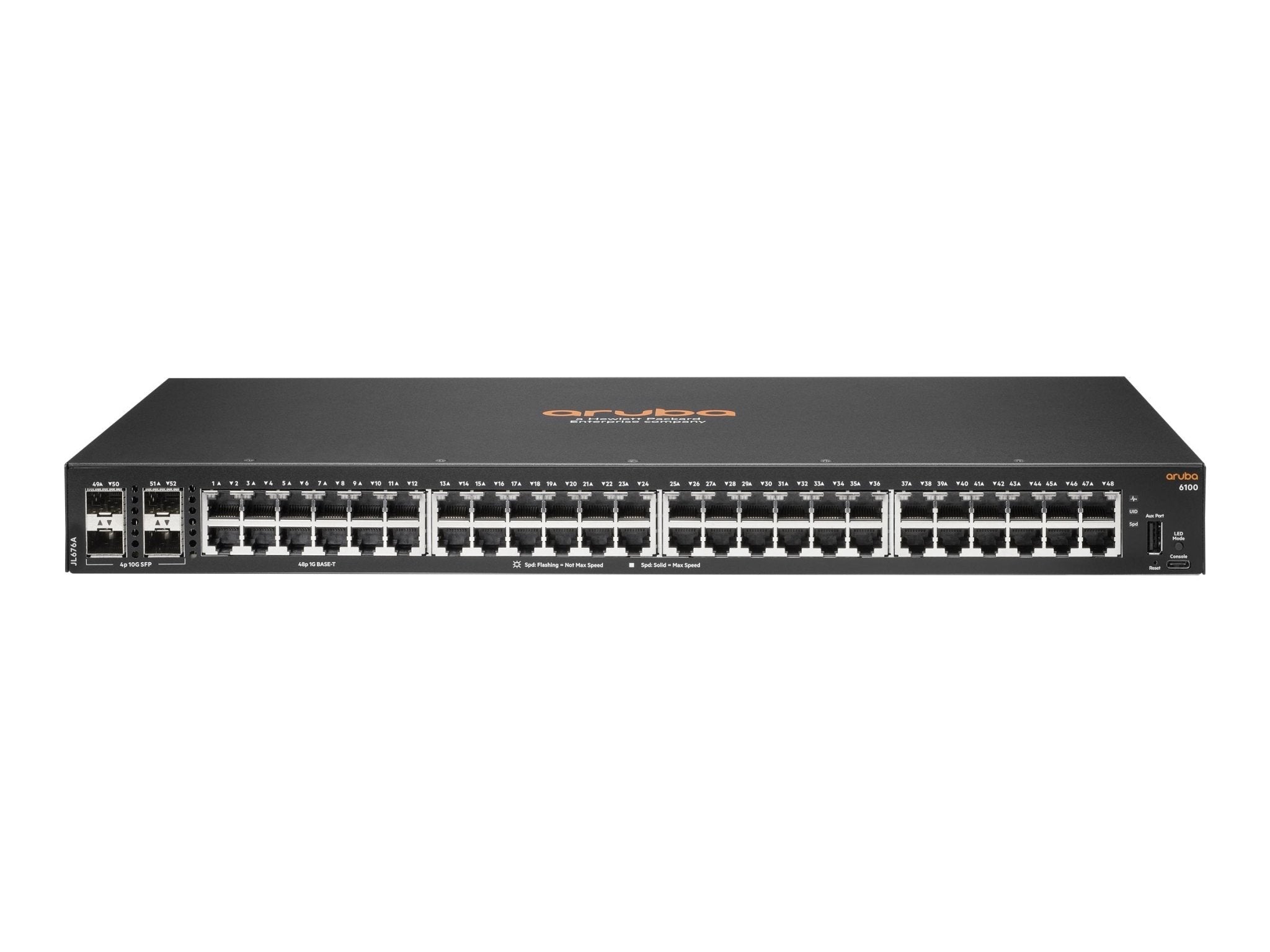HPE Aruba 6100 48G 4SFP+ Switch - Switch - managed - IT - RESELL
