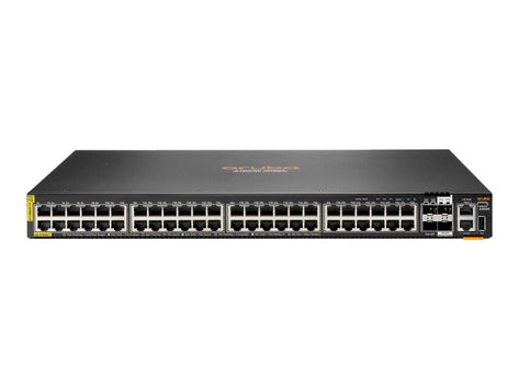 HPE Aruba 6200M 48G Class4 PoE 4SFP+ TAA Switch - Switch - max. Stapelentfernung 10 km - L3 - managed - 48 x 10/100/1000 (PoE+) - IT - RESELL