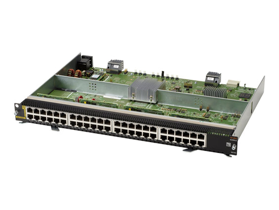 HPE Aruba 6400 48 - port 1GbE Class 4 PoE v2 Module - Switch - L3 - 48 x 10/100/1000 (PoE) - IT - RESELL