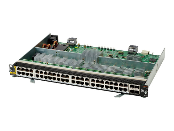 HPE Aruba 6400 48 - port HPE Smart Rate 1/2.5/5GbE Class 6 PoE and 4 - port SFP56 v2 Module - Switch - L3 - 48 x 1/2.5G/5G (PoE) - IT - RESELL