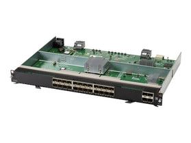 HPE Aruba 6400 - Erweiterungsmodul - 100M/1G/10 Gigabit Ethernet x 24 + 1Gb Ethernet/10Gb Ethernet/25Gb Ethernet/50Gb Ethernet SFP56 x 4 - IT - RESELL