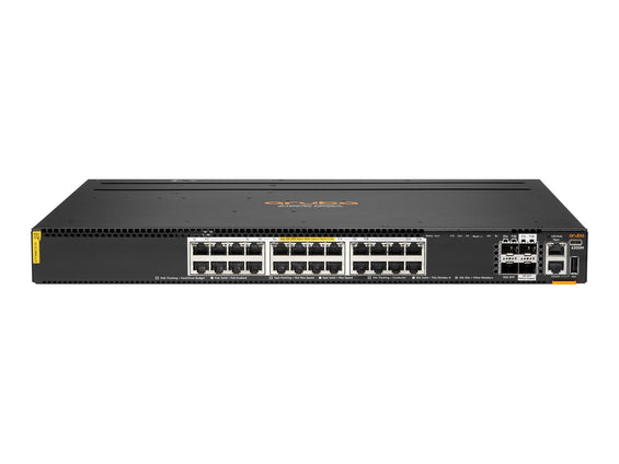 HPE Aruba Networking CX 6300M 24p Smart Rate 1G/2.5G/5G/10G Class6 PoE 2p 50G 2p 25G Switch - Switch - L3 - managed - 24 x 100/1000/2.5G/5G/10GBase - T (4PPoE) - IT - RESELL