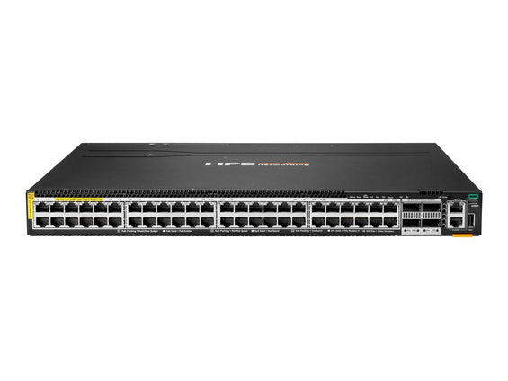 HPE Aruba Networking CX 6300M 48p SR10 1G/2.5G/5G/10G PTP/AVB Class8 PoE 4p 100G MACsec Switch - Switch - nur horizontale Oberflächenmontage - L3 - managed - 48 x 100/1000/2.5G/5G/10GBase - T (PoE++) - IT - RESELL