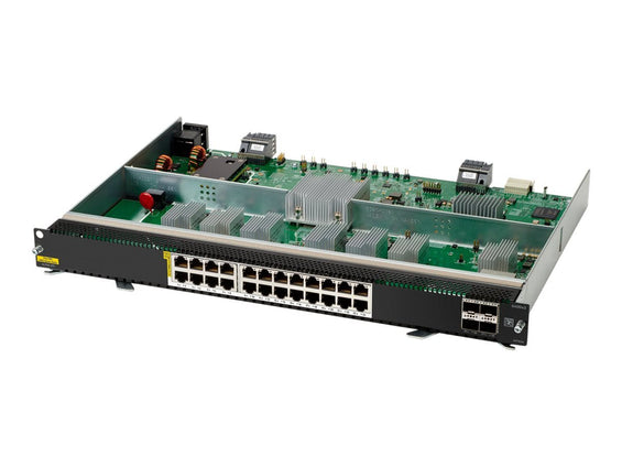 HPE Aruba Networking CX 6400 24p Smart Rate 1G/2.5G/5G/10G Class8 PoE and 4p SFP56 v2 Module - IT - RESELL