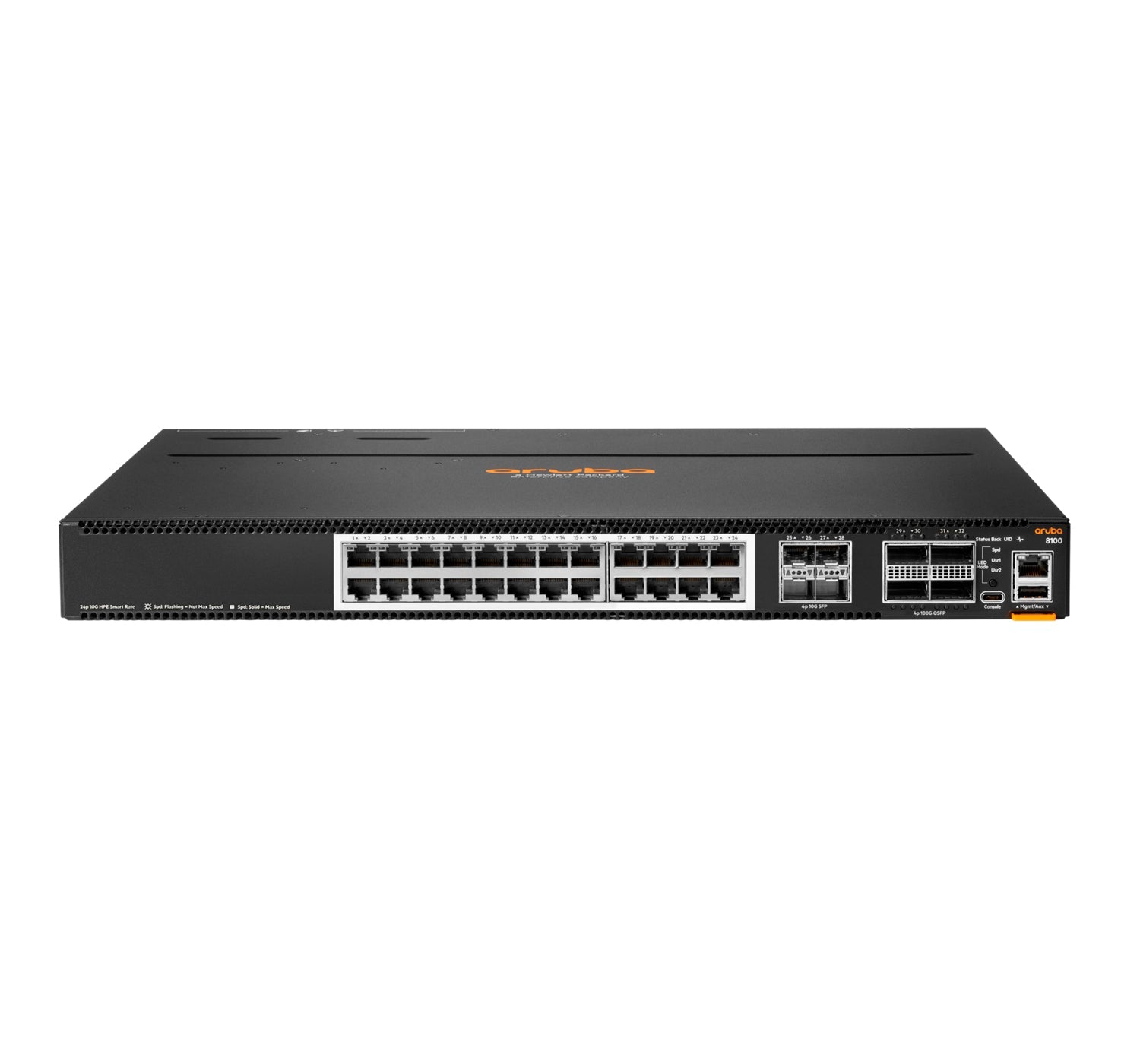 HPE Aruba Networking CX 8100 24x10GBase - T 4x10G SFP+ 4x40/100G QSFP28 Switch - IT - RESELL