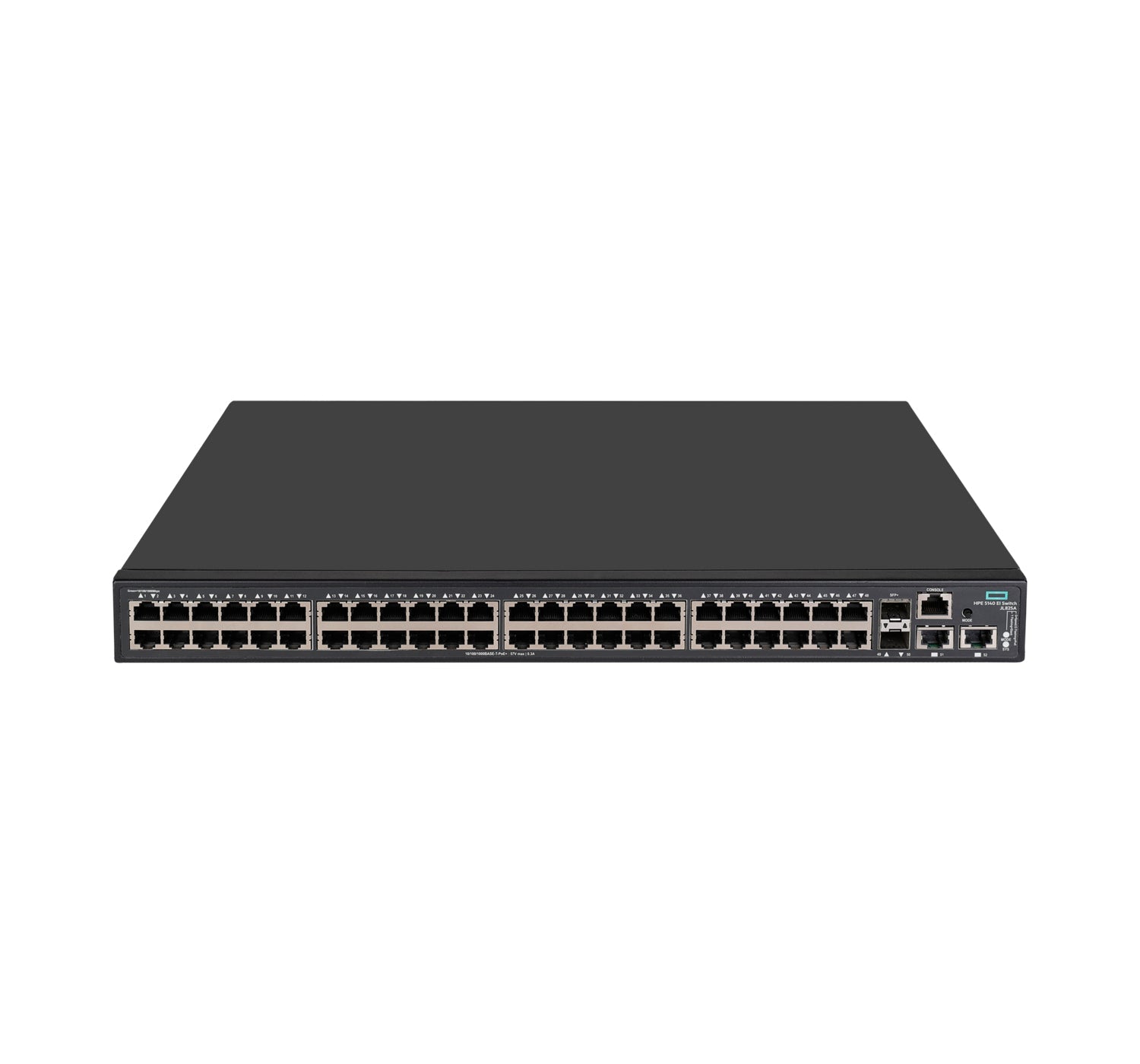 HPE FlexNetwork 5140 48G POE+ 2SFP+ 2XGT EI - Switch - L3 - Smart - 48 x 10/100/1000 (PoE+) - IT - RESELL