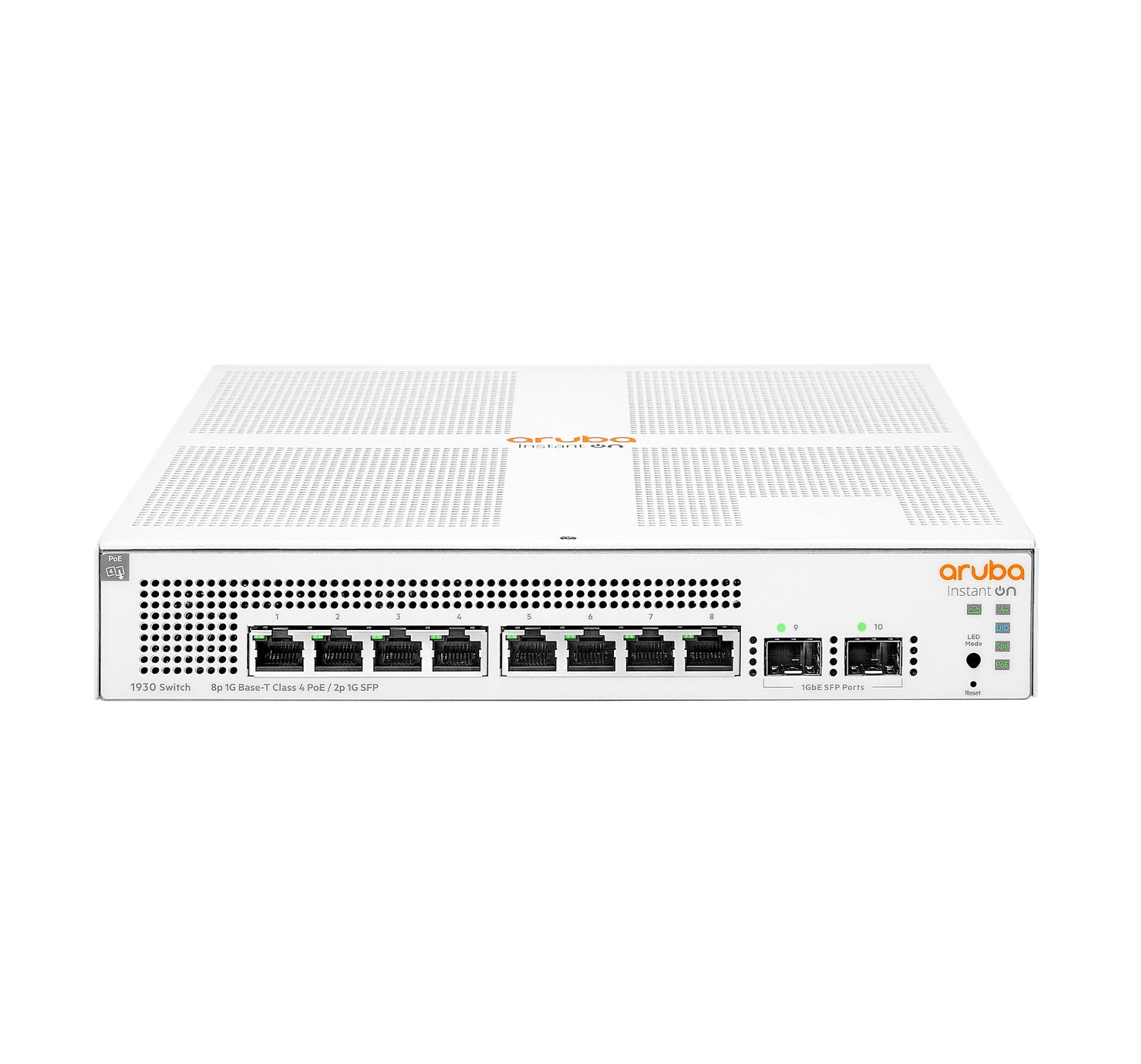 HPE Networking Instant On 1930 8G Class4 PoE 2SFP 124W Switch - Switch - L3 - managed - 8 x 10/100/1000 (PoE) - IT - RESELL