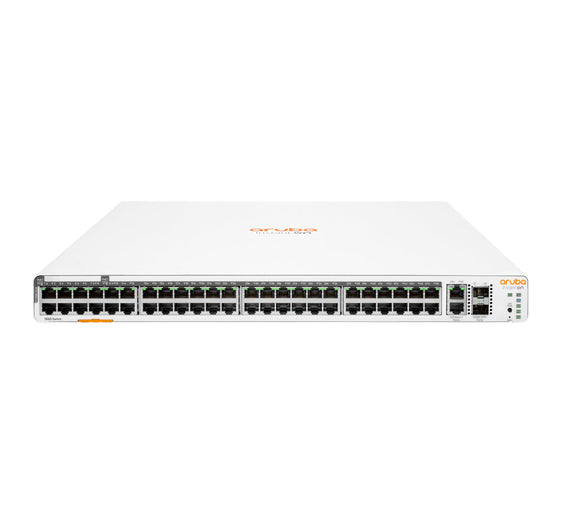 HPE Networking Instant On 1960 48G 40p Class4 8p Class6 PoE 2XGT 2SFP+ 600W Switch - Switch - managed - 48 x 10/100/1000 + 2 x 10 Gigabit SFP+ + 2 x 100/1000/10GBase - T - an Rack montierbar - PoE (600 W) - IT - RESELL