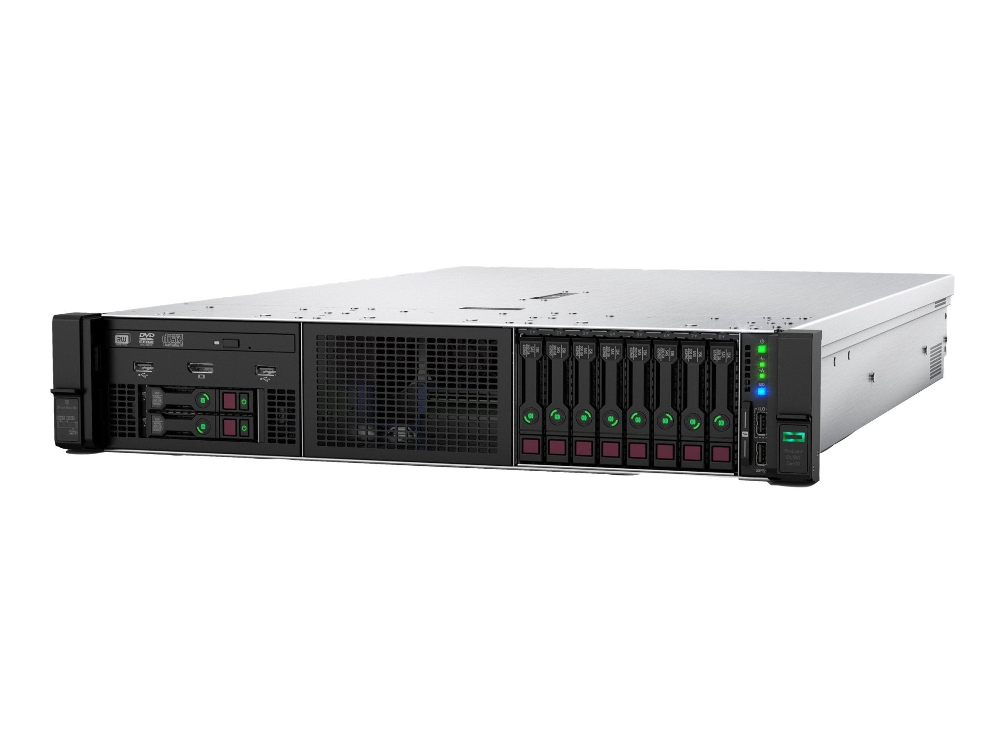 HPE ProLiant DL380 Gen10 - Server - Rack - Montage - 2U - zweiweg - 1 x Xeon Gold 5218 / 2.3 GHz - RAM 32 GB - SATA/SAS - Hot - Swap 6.4 cm (2.5