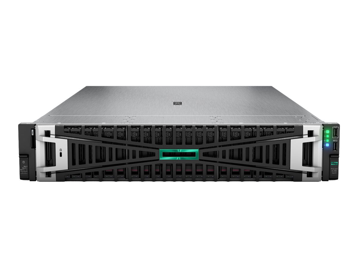 HPE ProLiant DL380 Gen11 - Server - Rack - Montage - 2U - zweiweg - 1 x Xeon Silver 4510 / 2.4 GHz - RAM 64 GB - SATA/SAS/NVMe - Hot - Swap 6.4 cm (2.5