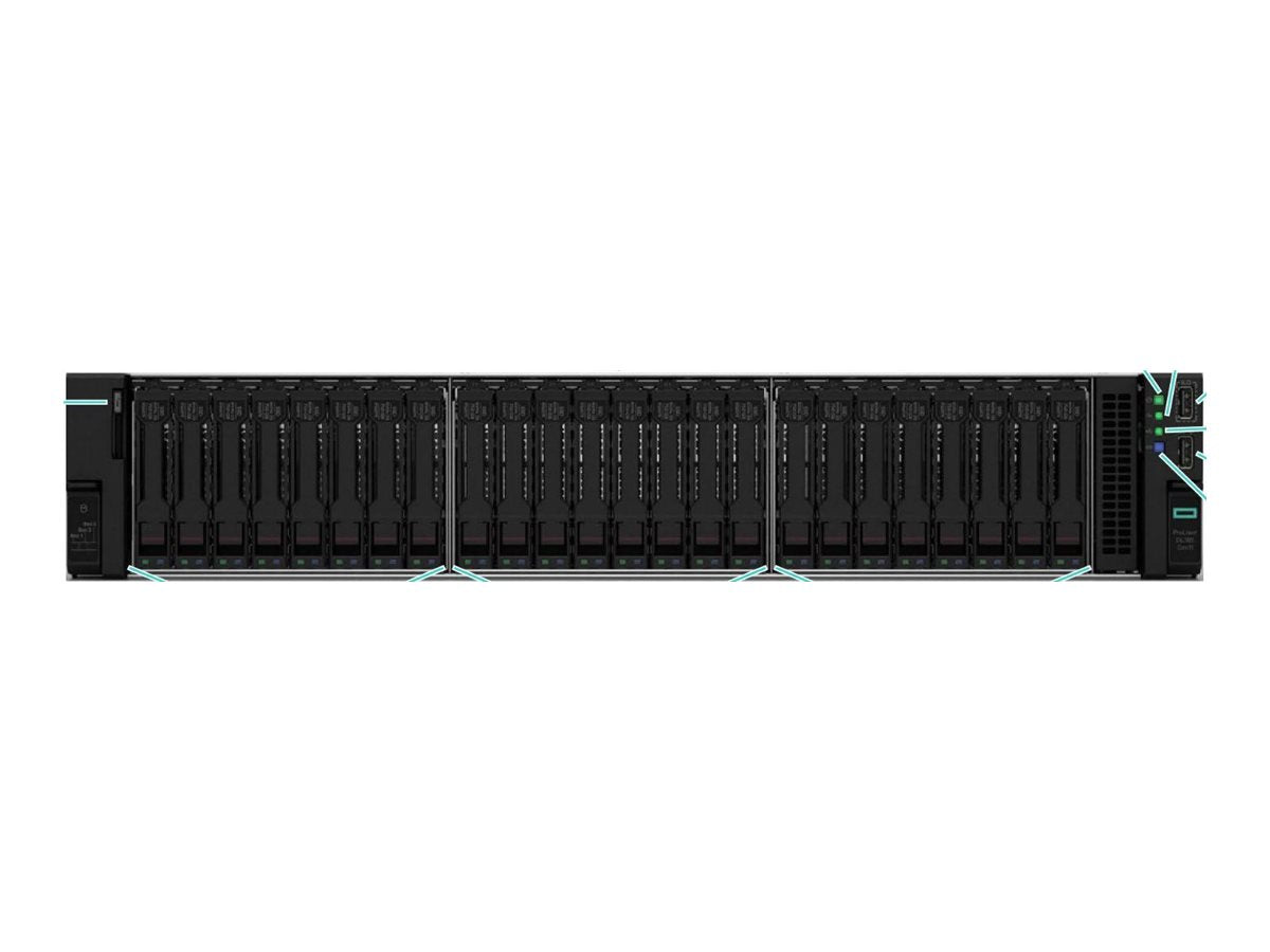 HPE ProLiant DL385 Gen11 - Server - Rack - Montage - 2U - zweiweg - 1 x EPYC 9124 / 3 GHz - RAM 32 GB - SATA/SAS/NVMe - Hot - Swap 6.4 cm (2.5