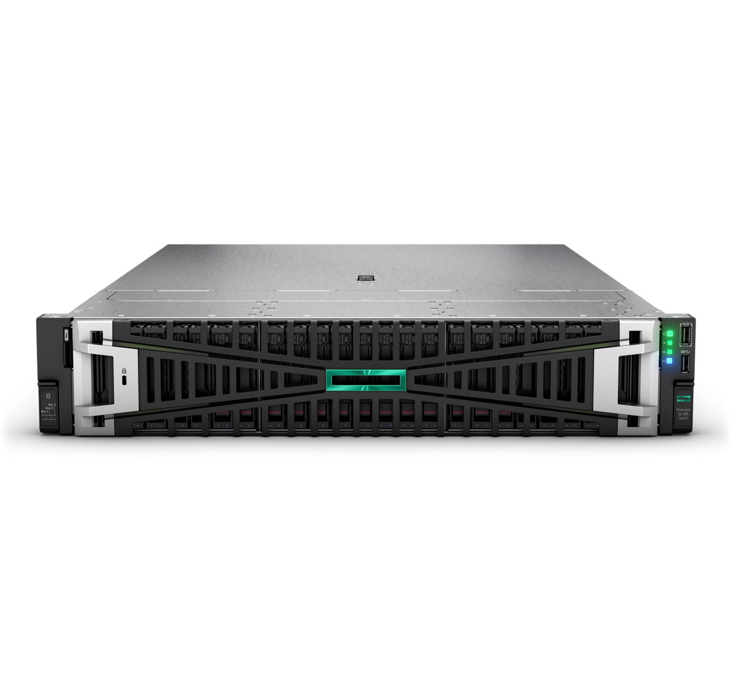 HPE ProLiant DL385 Gen11 - Server - Rack - Montage - 2U - zweiweg - 1 x EPYC 9224 / 2.5 GHz - RAM 32 GB - SATA/SAS/NVMe - Hot - Swap 6.4 cm (2.5