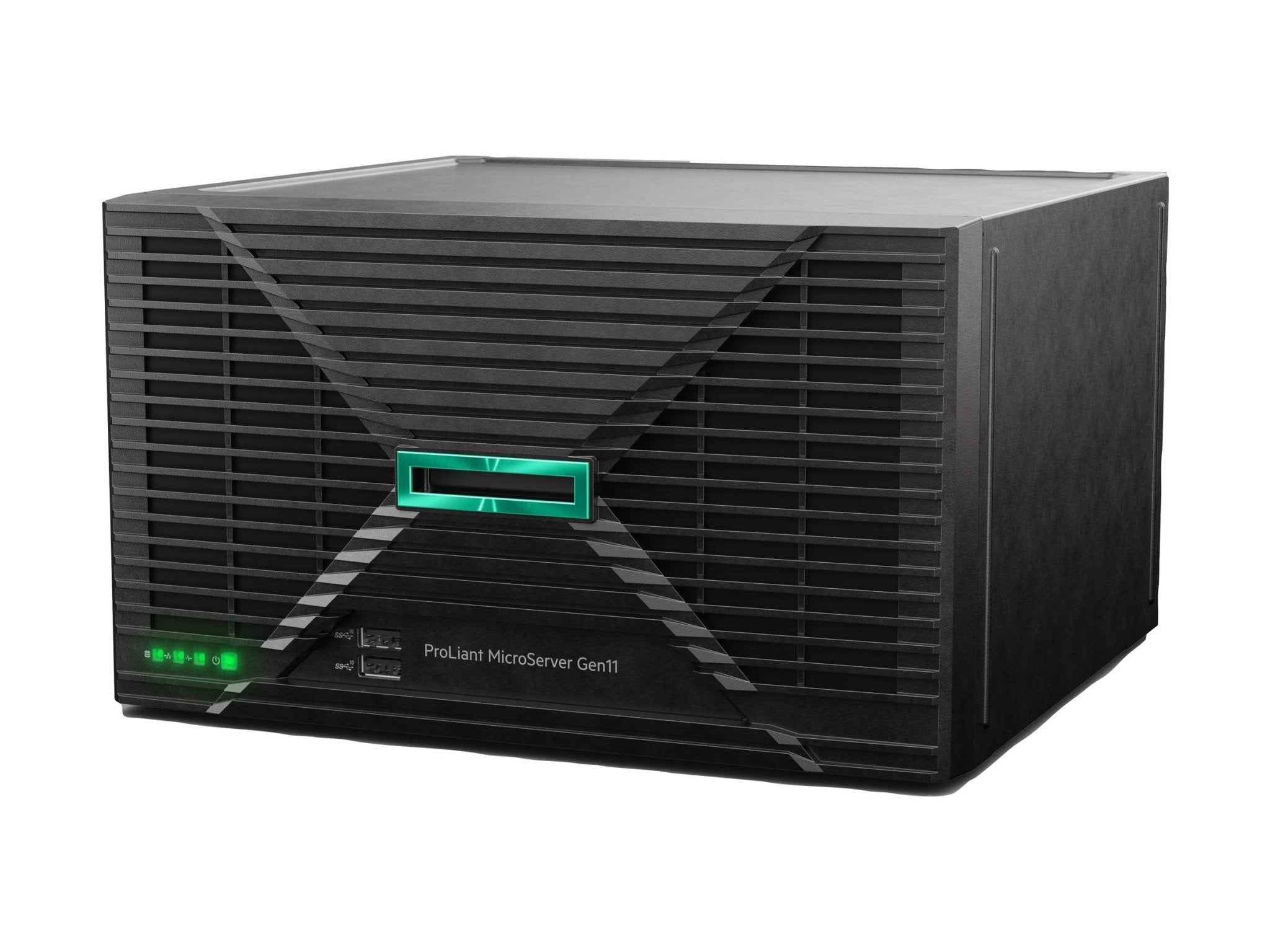 HPE ProLiant MicroServer Gen11 - Server - Ultra - Micro - Tower - 1 - Weg - 1 x Xeon E - 2434 / 3.4 GHz - RAM 32 GB - SATA - nicht Hot - Swap - fähig 8.9 cm (3.5