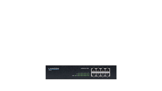 Lancom GS - 1108P - Switch - unmanaged - 8 x 10/100/1000 (PoE+) - IT - RESELL