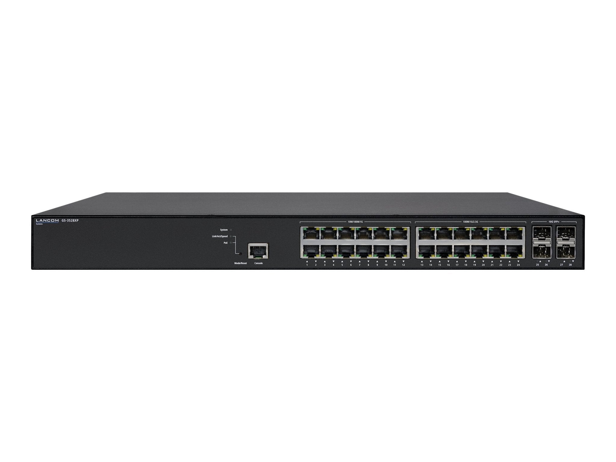 Lancom GS - 3528XP - Switch - L3 Lite - managed - 12 x 10/100/1000 (PoE+) - IT - RESELL