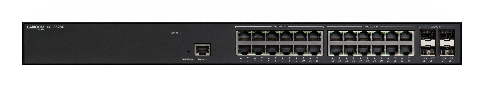 Lancom GS - 3628X - Switch - L3 - managed - 12 x 100/1000/2.5G + 12 x 10/100/1000 + 4 x SFP+ - IT - RESELL