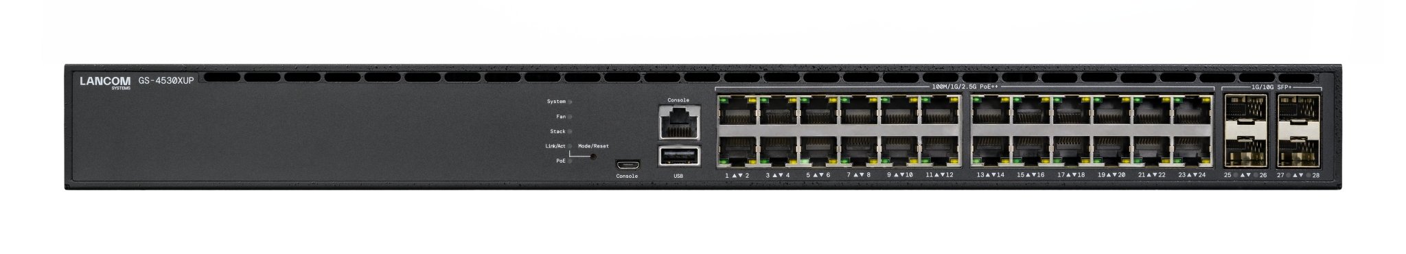 Lancom GS - 4530XUP - Switch - L3 - managed - 24 x 100/1000/2.5G (PoE++) - IT - RESELL