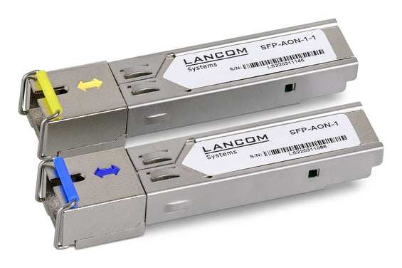 Lancom SFP - BiDi1550 - SC1 - SFP (Mini - GBIC) - Transceiver - Modul - 1GbE - 1000Base - BX20 - SC/UPC Einzelmodus - bis zu 20 km - 1310 nm / 1550 nm (Packung mit 2) - IT - RESELL